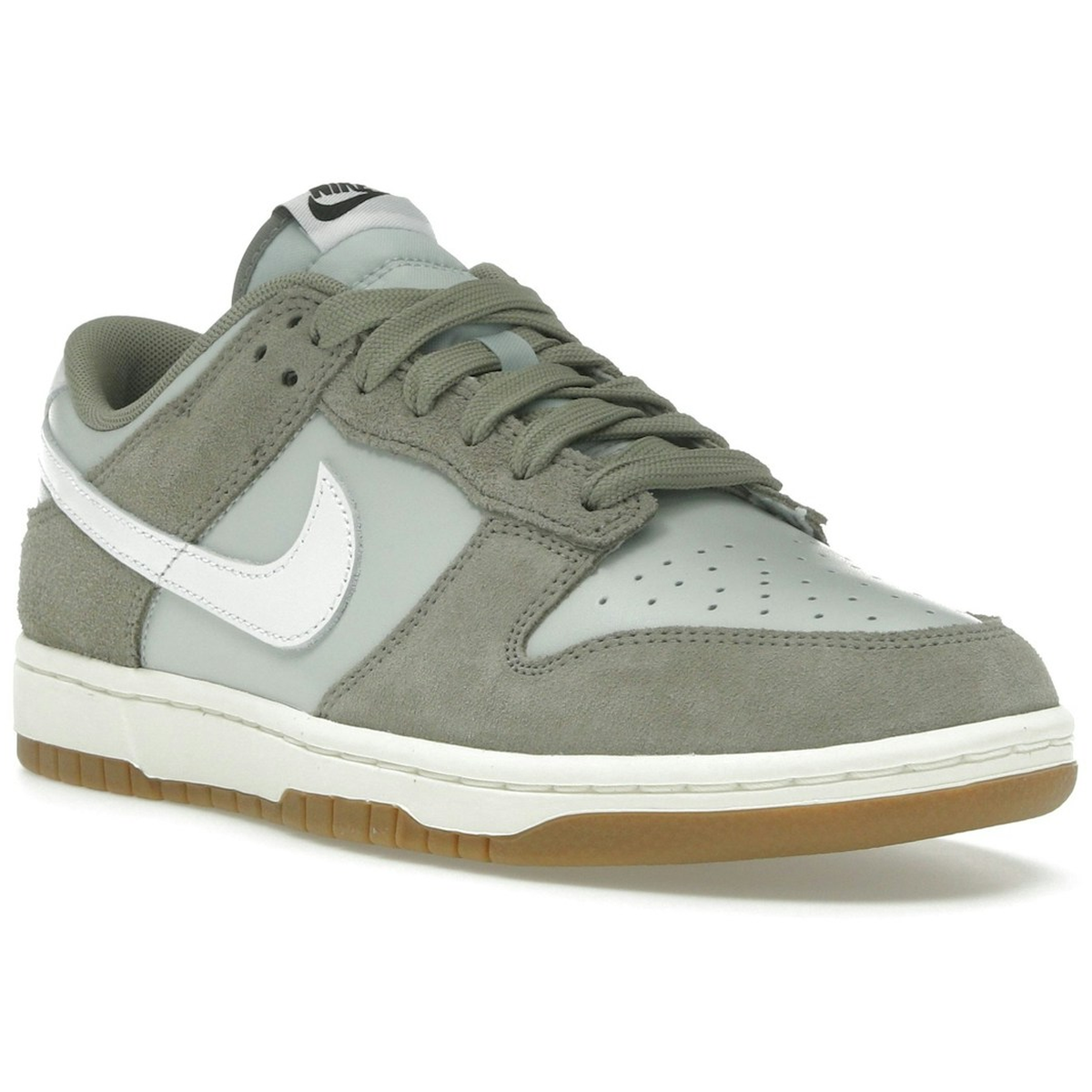 Miniatyrbild av Nike Dunk Low Retro SE Light Silver Light Army Sail White 2