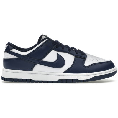 Nike Dunk Low White Midnight Navy