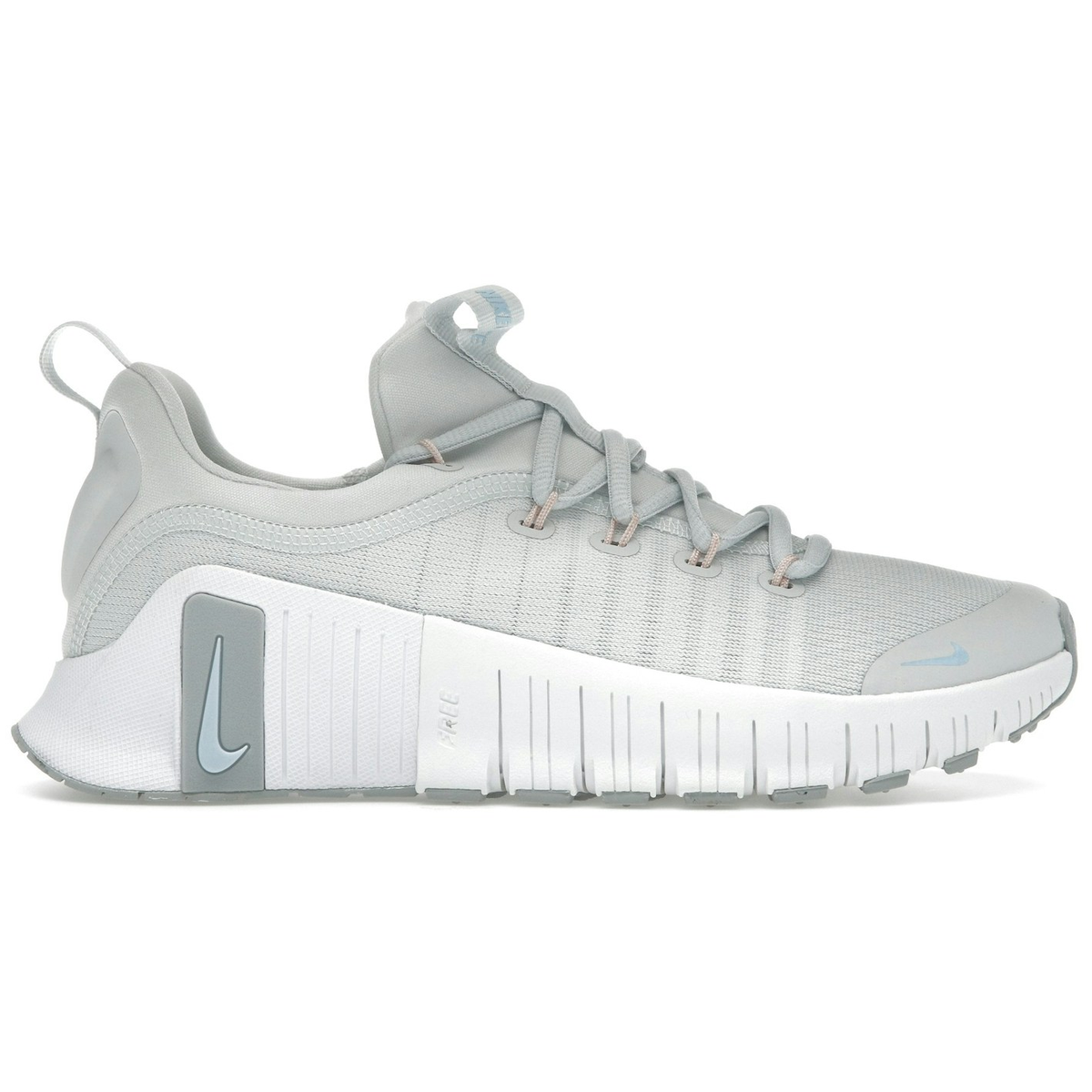 Nike Free Metcon 6 Photon Dust Light Smoke Grey Summit White Metallic Silverr