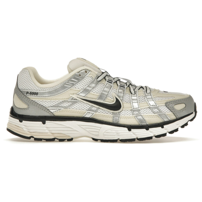 Nike P-6000 Coconut Milk Metallic Silver
