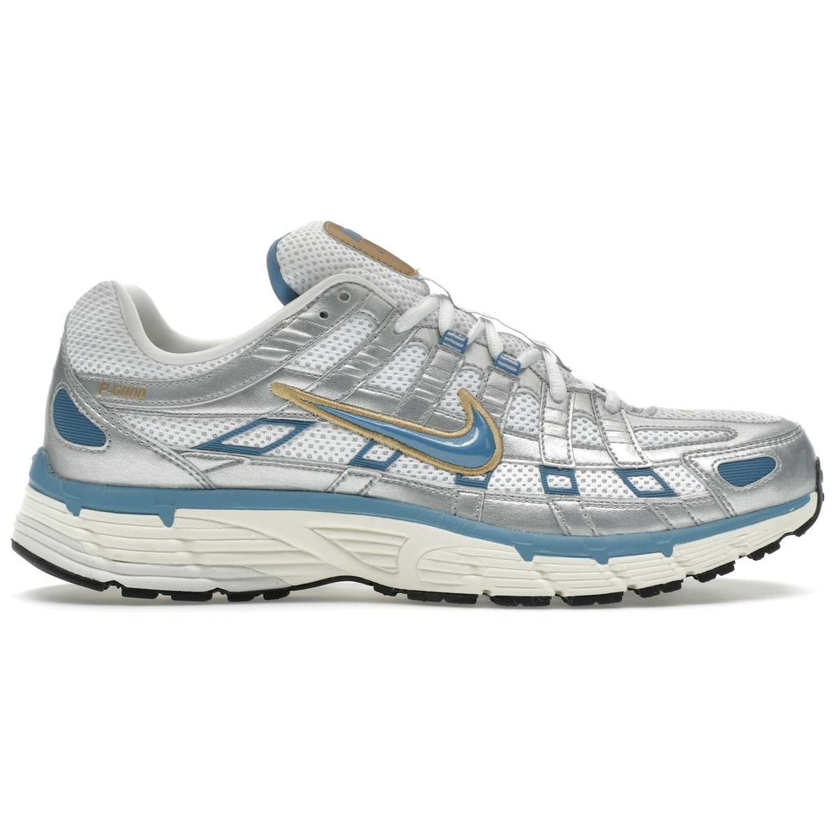 Nike P-6000 Metallic Silver Aegean Storm