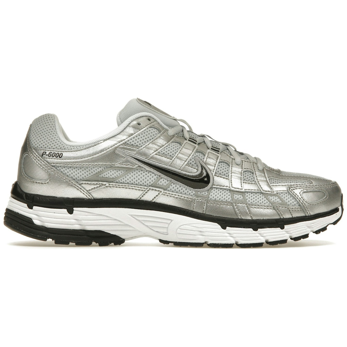 Nike P-6000 Metallic Silver Pure Platinum