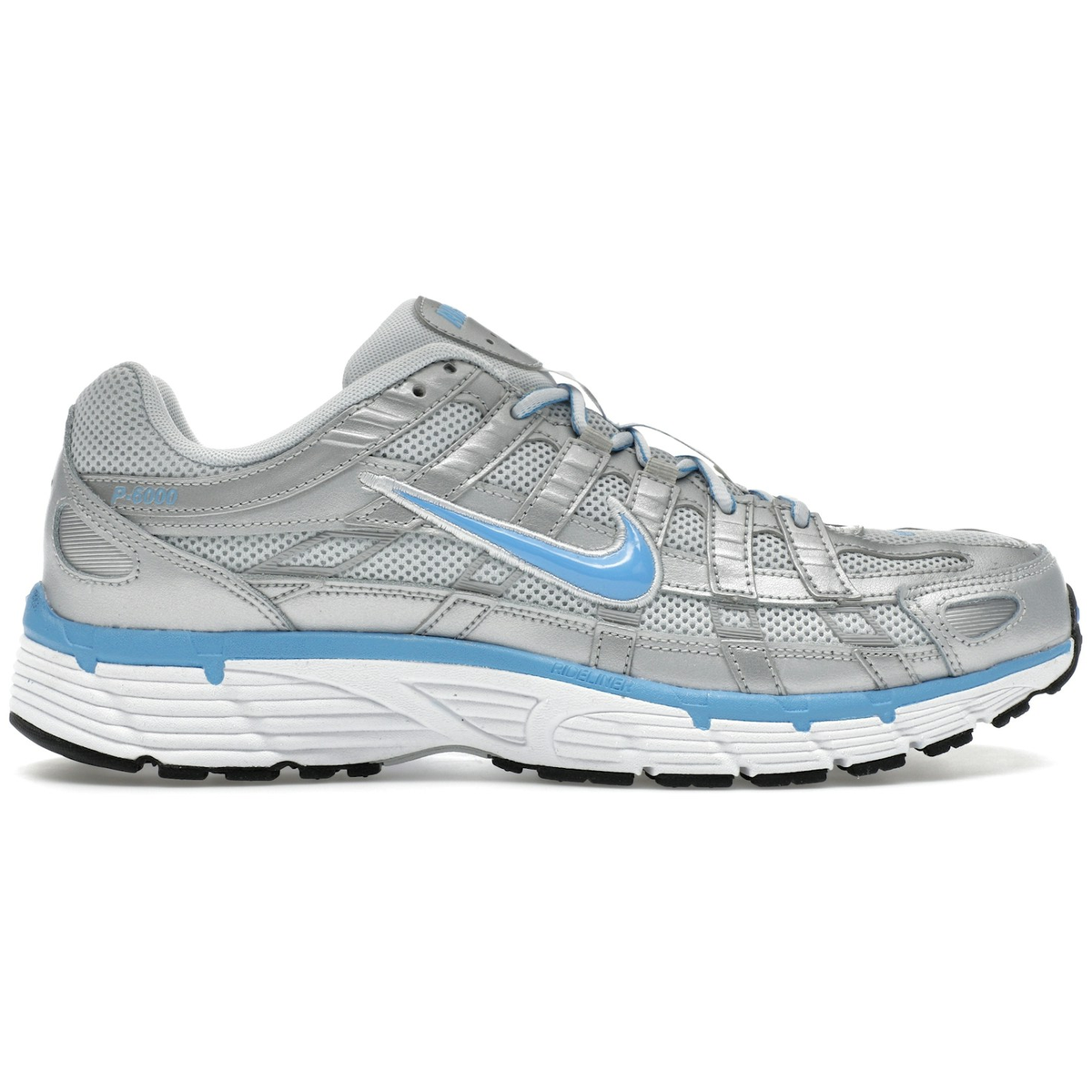 Nike P-6000 Metallic Silver University Blue