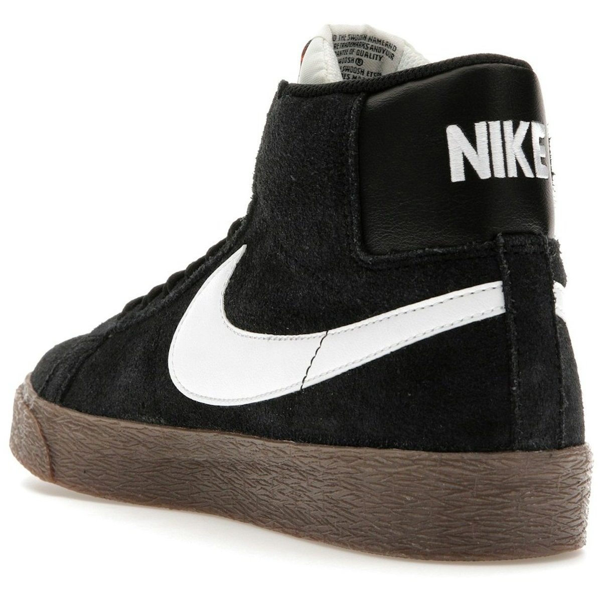 Miniatyrbild av Nike SB Zoom Blazer Mid Black White Dark Gum 4
