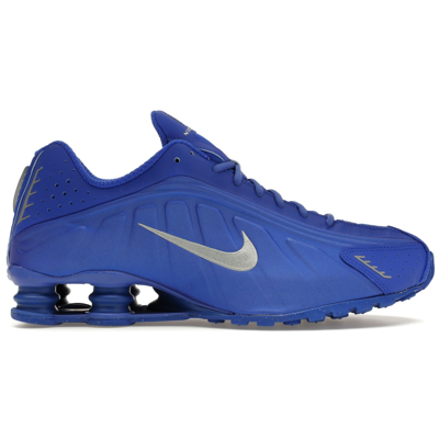 Nike Shox R4 Racer Blue Metallic Silver