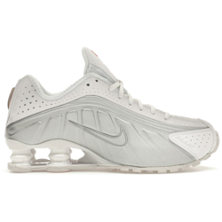 Nike Shox R4 White Metallic Silver