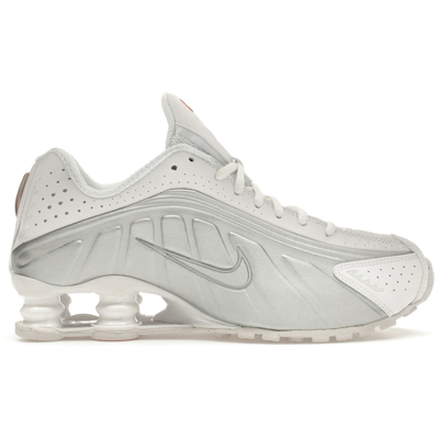 Nike Shox R4 White Metallic Silver