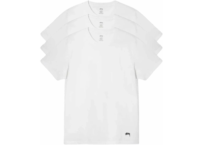 Stussy Undershirt Set (3 Pack) White