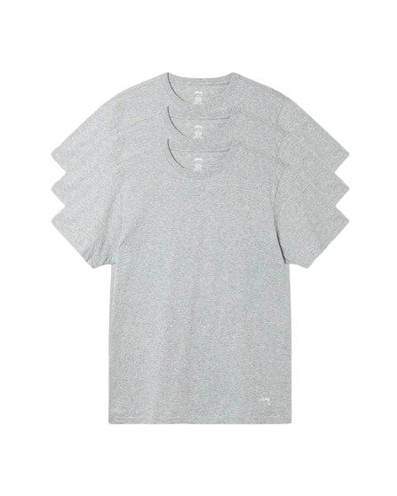 Stussy Undershirt Set (3 Pack) Grey Heather