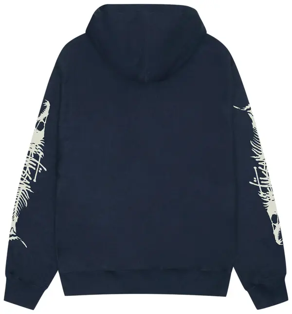 Miniatyrbild av Stussy Barracuda Hoodie Navy 2