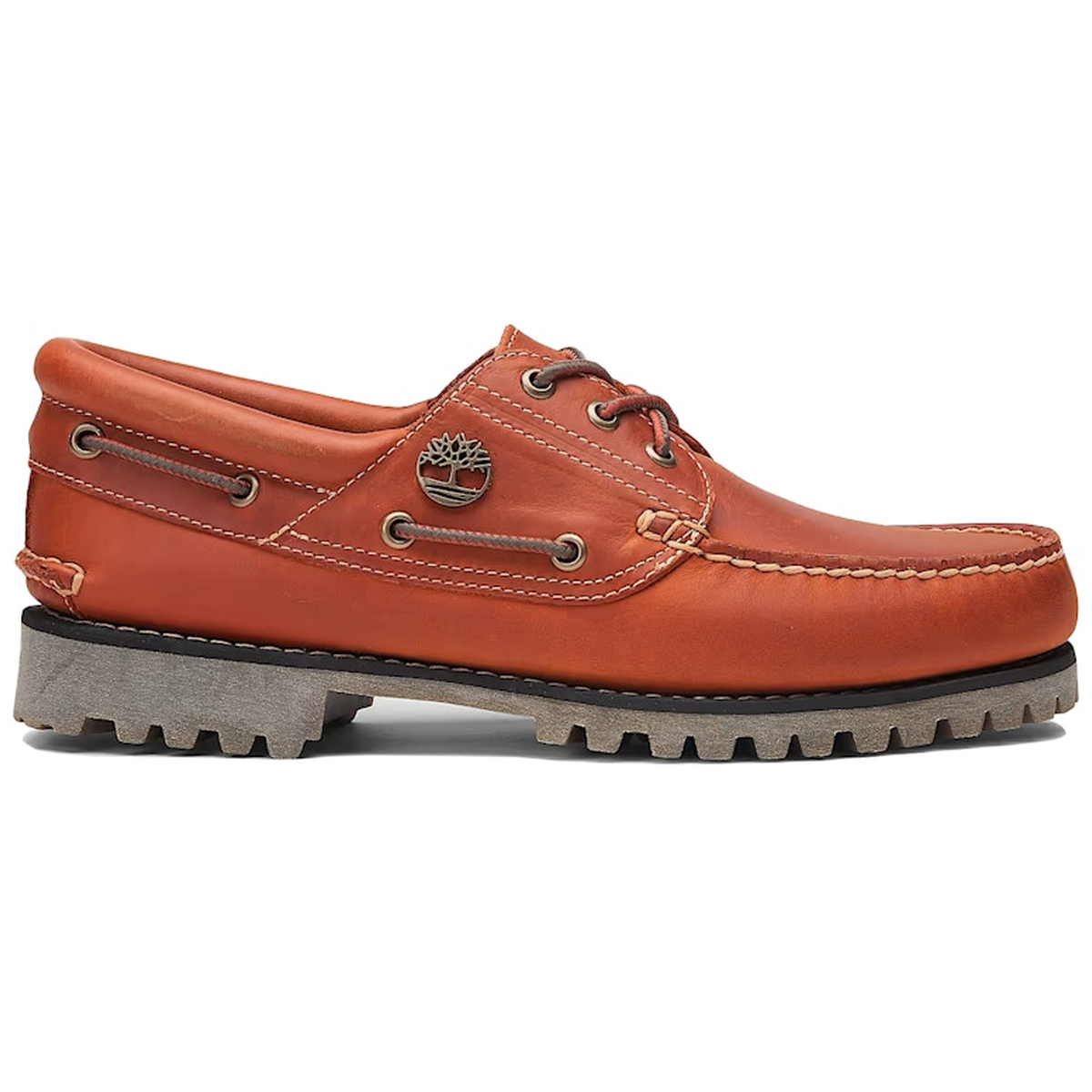 Miniatyrbild av Timberland 3-Eye Lug Handsewn Boat Shoe Orange 4